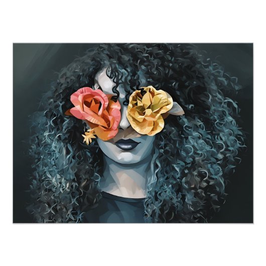 Bloemvisus Foto Afdruk (Voorkant)