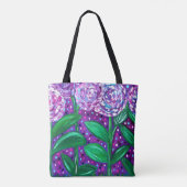 Bloemvlakken Tote Bag (Achterkant)