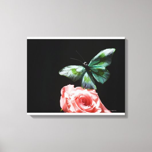 Bloemvlies 2 canvas afdruk (Voorkant)