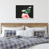 Bloemvlies 2 canvas afdruk (Insitu (Slaapkamer))