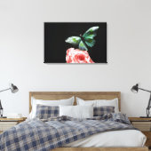 Bloemvlies 2 canvas afdruk (Insitu (Slaapkamer))