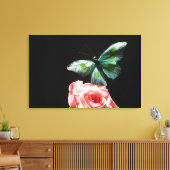 Bloemvlies 2 canvas afdruk (Insitu (Woonkamer))