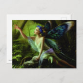 Bloemvlinder Briefkaart (Voorkant / Achterkant)