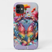 Bloemvlinder Case-Mate iPhone Case (Achterkant)