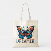 Bloemvlinder Droomster Boodschappentas Tote Bag (Achterkant)
