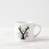 Bloemvlinder Monogram Beginletter Y     Espresso Kop (Rechts)