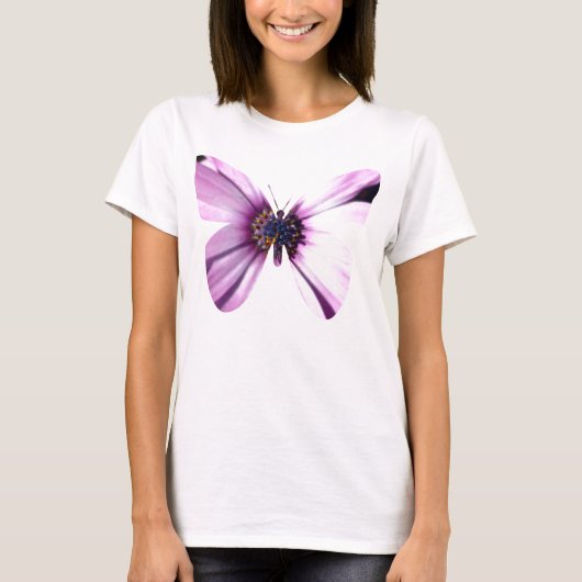 Bloemvlinder T-shirt (Voorkant)