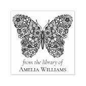 Bloemvlinder uit de bibliotheek van  zelfinktende stempel (Design)