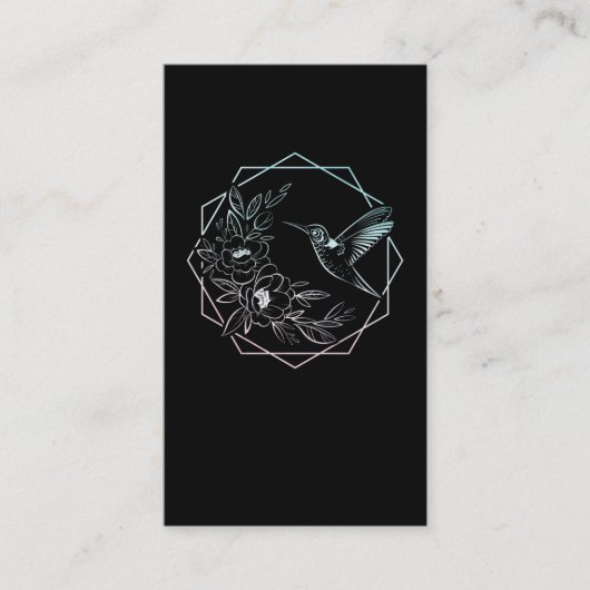 Bloemvogelpest Natuur vogelloop Visitekaartje (Voorkant)