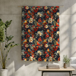 Bloemvogels Deken Herfst Herfst Comfort en stijl