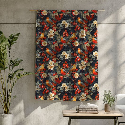 Bloemvogels Deken Herfst Herfst Comfort en stijl