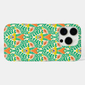 Bloemvogels met hartjes Case-Mate iPhone case (Achterkant (horizontaal))