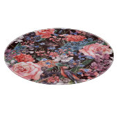  bloemvogels: Waterverf elegantie. Snijplank (Hoek)