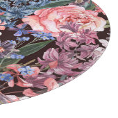  bloemvogels: Waterverf elegantie. Snijplank (Hoek)