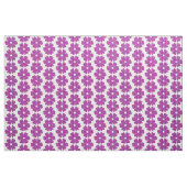 Bloemvormige ruit roze paars stof (Yard (91,4 cm))