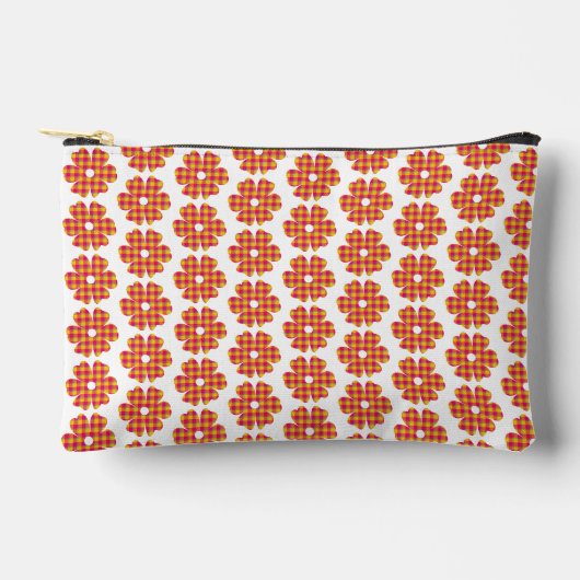 Bloemvormige ruit Yellow Oranje Roze Etui (Voorkant)