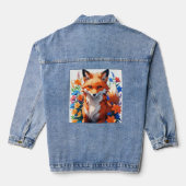Bloemvos Denim Jacket (Achterkant)