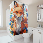 Bloemvos Douchegordijn (In situ)