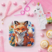 Bloemvos Papieren Bordje (Feest)