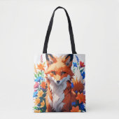 Bloemvos Tote Bag (Voorkant)