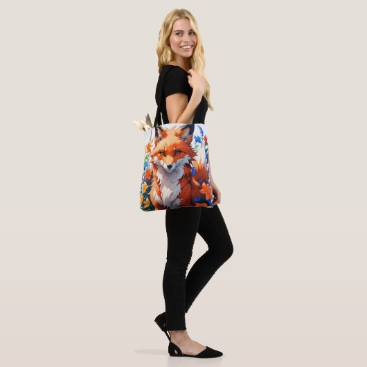 Bloemvos Tote Bag (Op model)