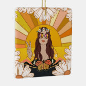 Bloemvrede Keramisch Ornament (Rechts)