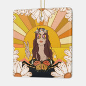 Bloemvrede Keramisch Ornament (Links)