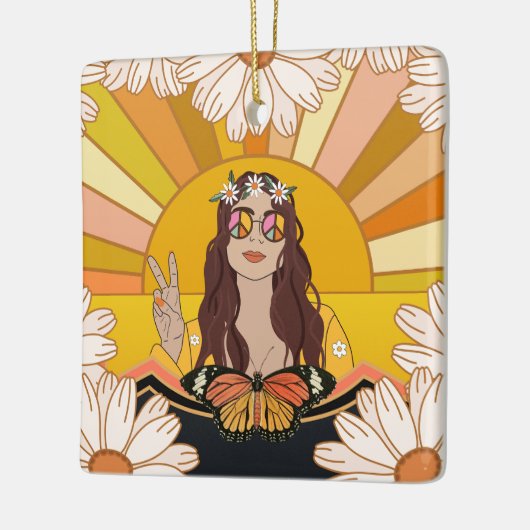 Bloemvrede Keramisch Ornament (Links)