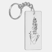 BLOEMVROUWEN SLEUTELHANGER (Voorkant Links)