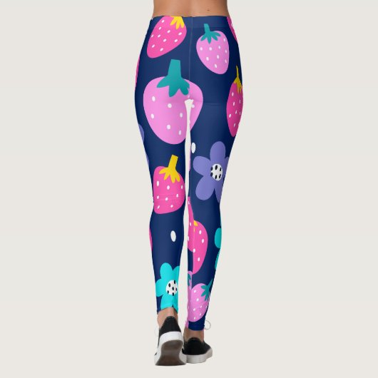 bloemvrucht leggings (Achterkant)