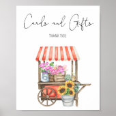 Bloemwagen vrijgezellenfeest - Kaarten en Geschenk Poster (Voorkant)