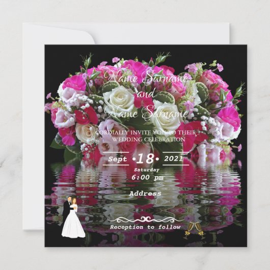 Bloemwaterreflex Kaart (Voorkant)