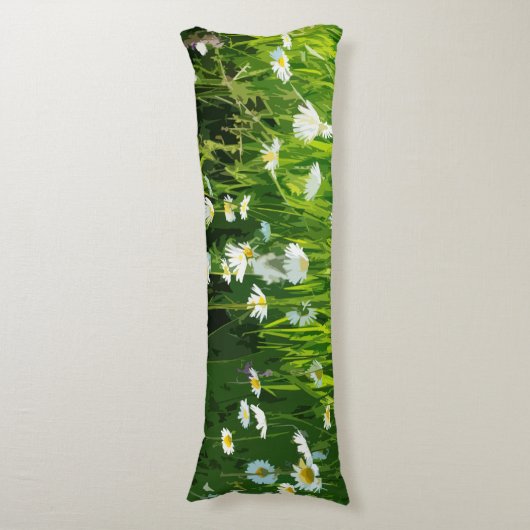 Bloemweide Lichaamskussen (Voorkant Verticaal)