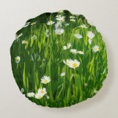 Bloemweide Rond Kussen (Achterkant)