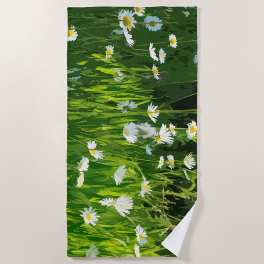 Bloemweide Strandlaken (Voorkant)