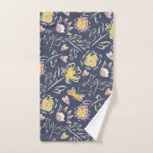 bloemwervelwind bad handdoek (Handdoek)