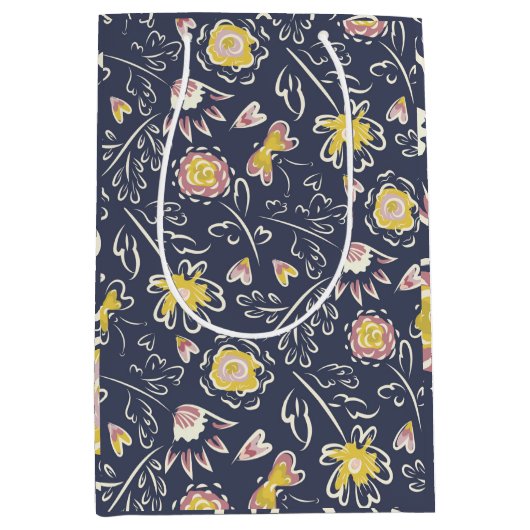 bloemwervelwind medium cadeauzakje (Voorkant)