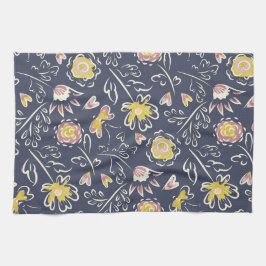 bloemwervelwind theedoek