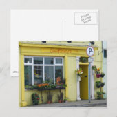 Bloemwinkel in Birr - Ierland Briefkaart (Voorkant / Achterkant)