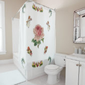  bloemwit douchegordijn (In situ)