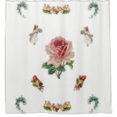  bloemwit douchegordijn (Voorkant)