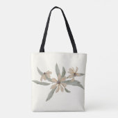 Bloemwit, Wildflower Canvas tas (Achterkant)