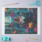 bloemwolf tissuepapier (Craft)