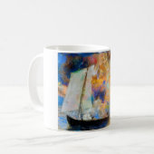 Bloemwolken, Redon Koffiemok (Voorkant links)