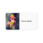 Bloemzaad Etiket (Voorkant)
