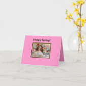 Bloemzaad, Happy Spring. Kaart (Gele Bloem)