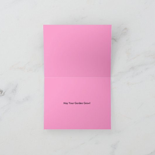 Bloemzaad, Happy Spring. Kaart (Binnen)