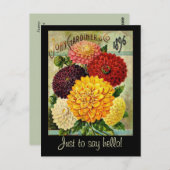  bloemzaadpakket - Briefkaart (Voorkant / Achterkant)