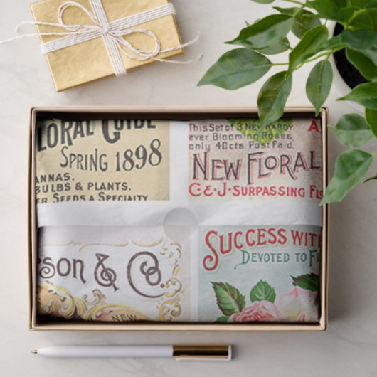 Bloemzaadpakketten Tissuepapier (Geschenk)