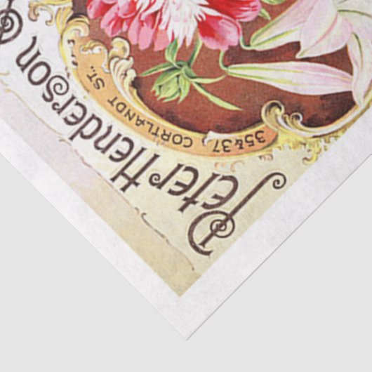 Bloemzaadpakketten Tissuepapier (Detail)